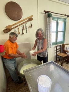 cheesemaking session