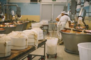 Production of feta cheese